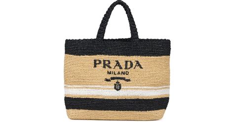 prada raffia belt bag|raffia bag with black trim.